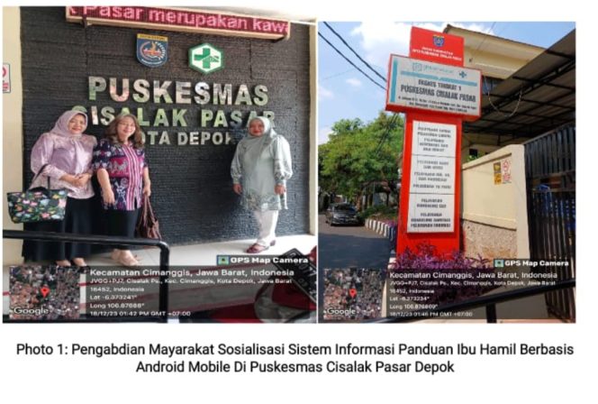 
					Sosialisasi Sistem Informasi Panduan Ibu Hamil Berbasis Android Mobile di Puskesmas Cisalak Pasar Depok