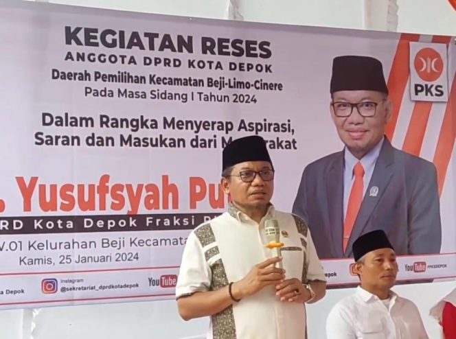 
					Gelar Reses di Kelurahan Beji, T.M Yusufsyah Putra Serap Aspirasi Masukan Masyarakat