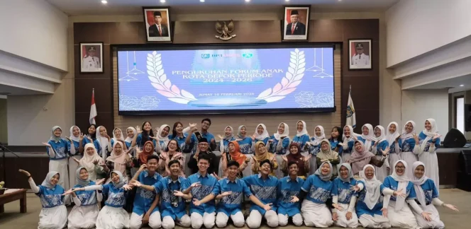 
					Wali Kota Lantik Forum Anak Kota Depok Periode 2024-2026