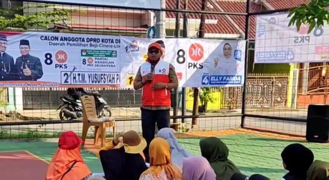 
					Hadiri PKS Menyapa di Grogol, T.M Yusufsyah Putra Ingatkan Sambut Pesta Demokrasi Dengan Gembira