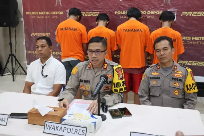 
					Terima Laporan Warga, Polres Metro Depok Ringkus Gangster di Cimanggis