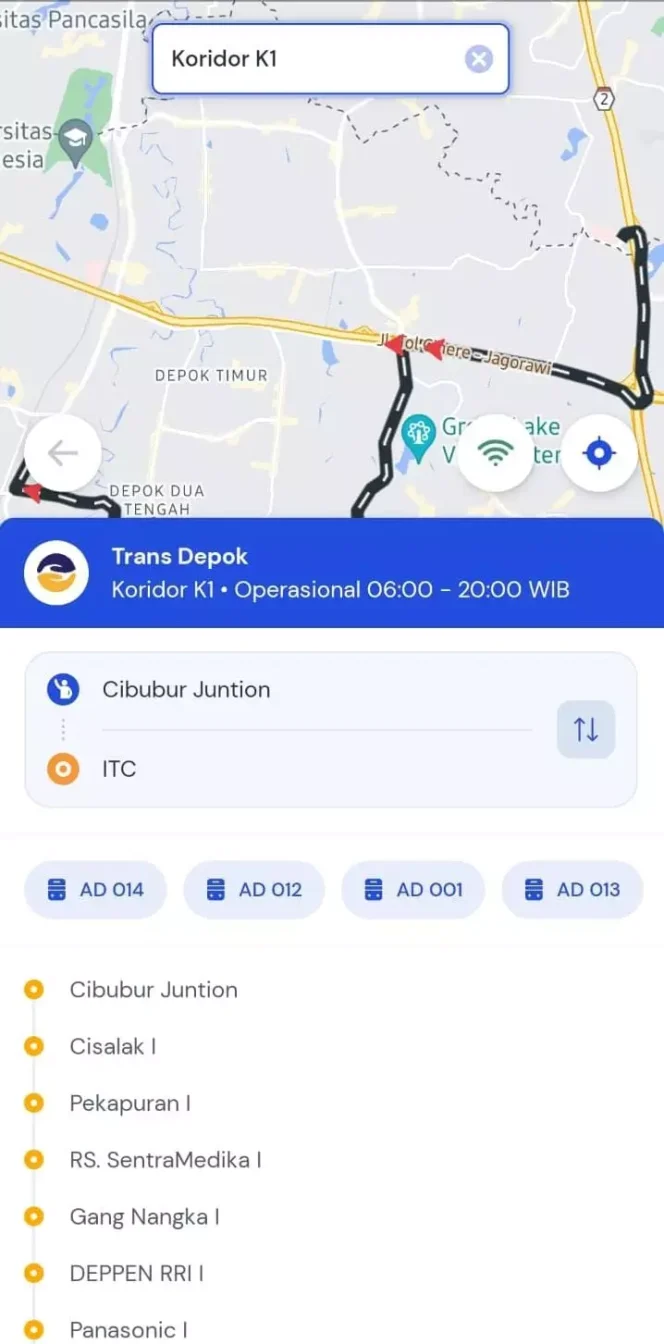 
					Cara Pantau Posisi BISKITA Trans Depok