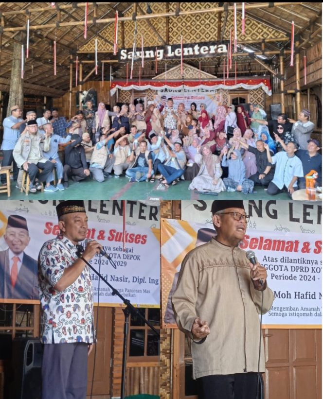 
					Tasyakuran SBH di Saung Lentera, Hafid Nasir: Mari Bareng-Bareng Kita Menangkan Imam-Ririn