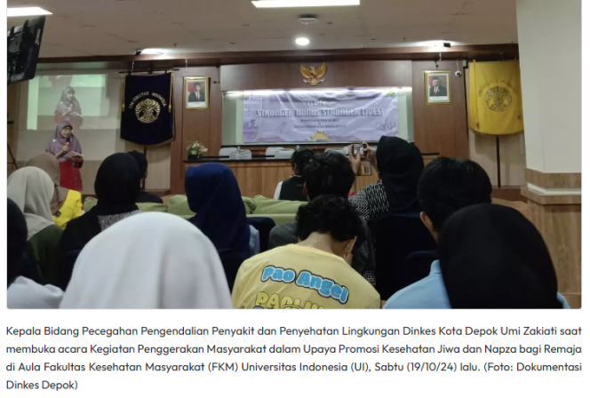 
					Pemkot Depok Perkuat Kolaborasi Pentahelix Wujudkan Gen Z yang Sehat dan Berkualitas