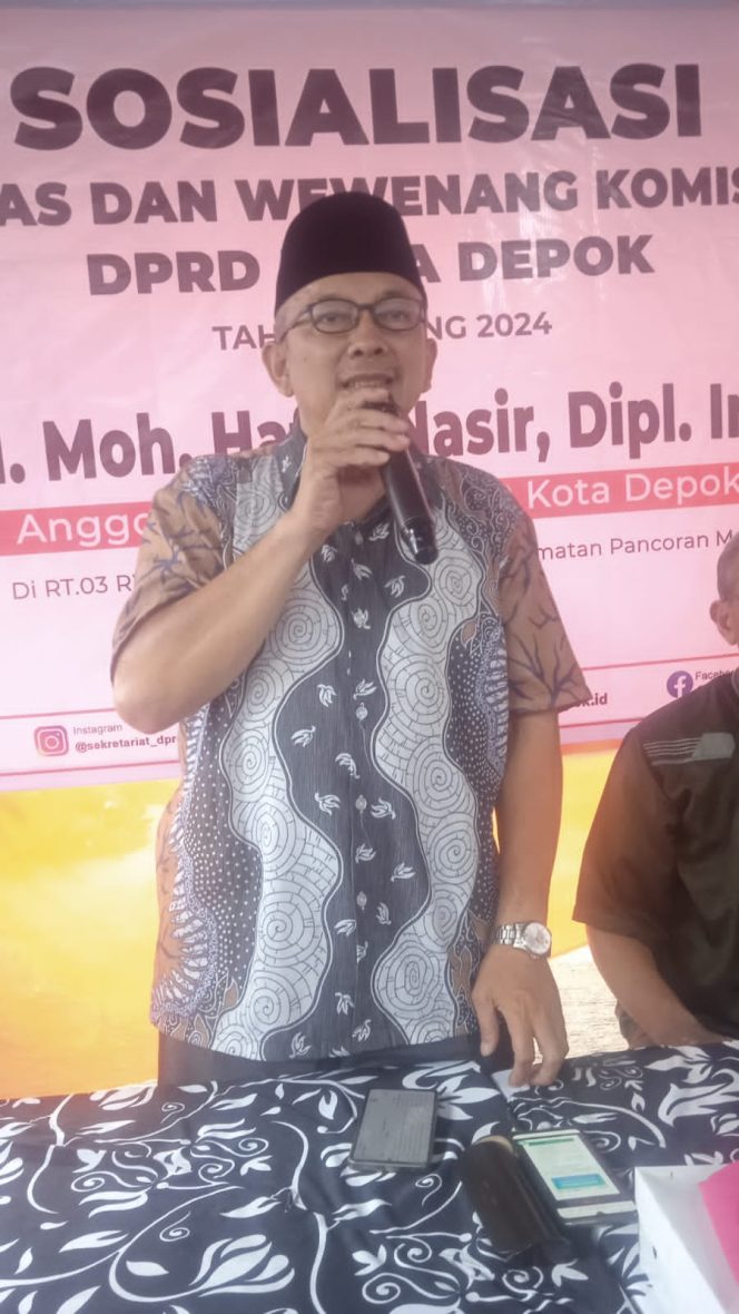 
					Sosialisasi Komisi A DPRD Kota Depok, Moh. Hafid Nasir: Aplikasi DSW Bagus, Sayangnya Belum Tersosialisasi dengan Baik di Masyarakat