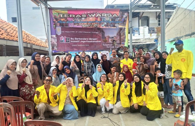 
					“IBU BIJAK” Pemasaran Sosial Safety Riding oleh Mahasiswa S2 Kesos UI di Cimanggis