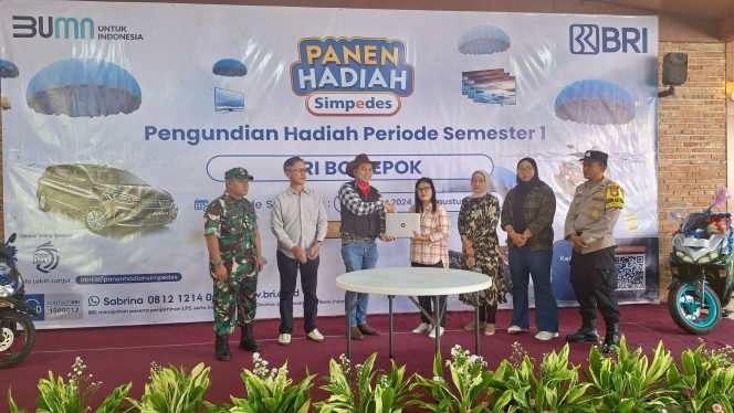 
					Lagi, BRI Depok Bersama RO Jakarta 2 Undi 32 Pemenang Panen Hadiah Simpedes
