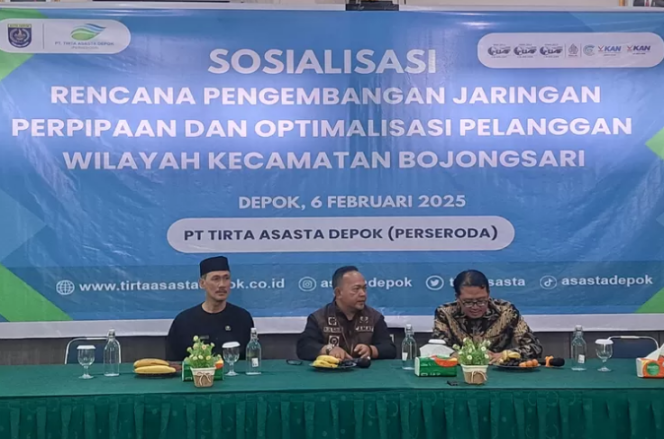 
					Tingkatkan Layanan, PDAM Tirta Asasta Perluas Jaringan di Kecamatan Bojongsari Kota Depok