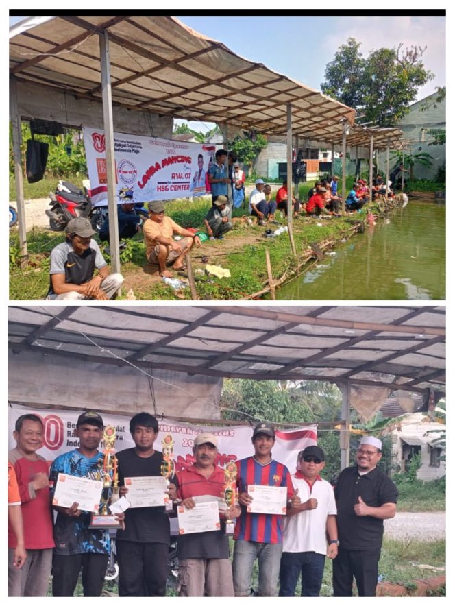 
					Warga RW 007 Bojong Pondok Terong Rayakan Agustusan dengan Menggelar Lomba Mancing Bersama HSG Center