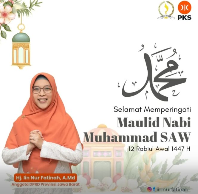 
					Momen Maulid Nabi, Hj. Iin Nur Fatinah Berharap Umat Islam Meningkatkan cinta dan Meneladani Nabi Muhammad SAW dalam Kehidupan Sehari-Hari