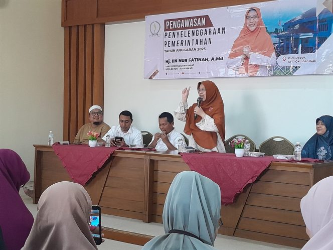 
					Gelar Pengawasan Penyelenggaraan Pemerintah di Cimanggis, Hj. Iin Nur Fatinah Ajak Masyarakat Aktif Awasi Pembangunan