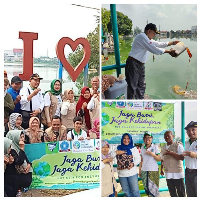 
					Hafid Nasir Berharap Penuangan Eco Enzym di Situ Rawa Besar jadi Salah Satu Solusi untuk Memperbaiki Kualitas Air dan Ekosistem Situ