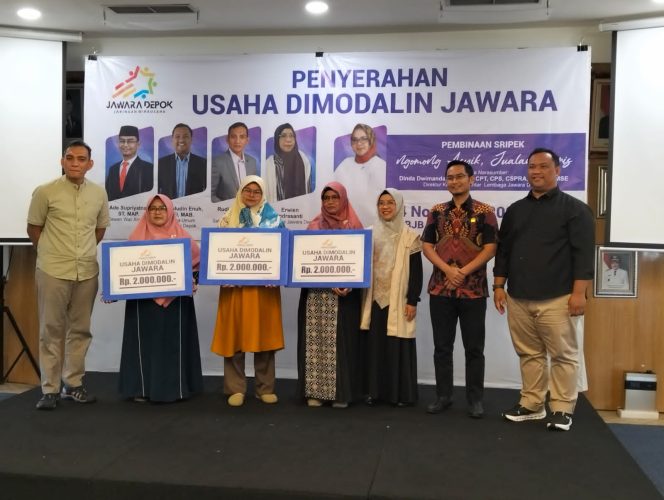 
					Jaringan Wirausaha Depok bersama dgn Baznas bantu modal Pejuang Ekonomi Keluarga