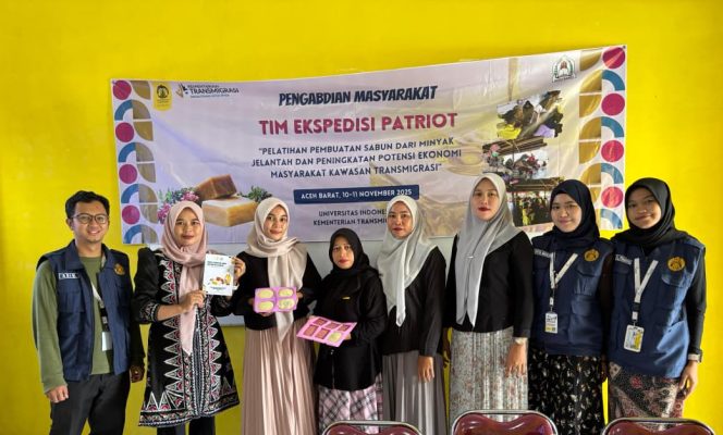 
					Patriot UI Kembangkan Potensi Ekonomi Transmigran Aceh Barat Lewat Sabun Jelantah dan Branding Produk