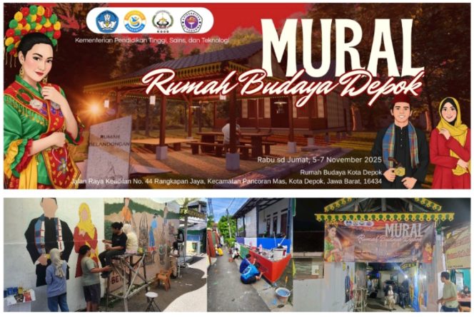 
					TRANSFORMASI RUANG PUBLIK MELALUI MURAL: MENGHIDUPKAN KEMBALI RUMAH BUDAYA DEPOK SEBAGAI WADAH SENI DAN BUDAYA BETAWI PINGGIRAN