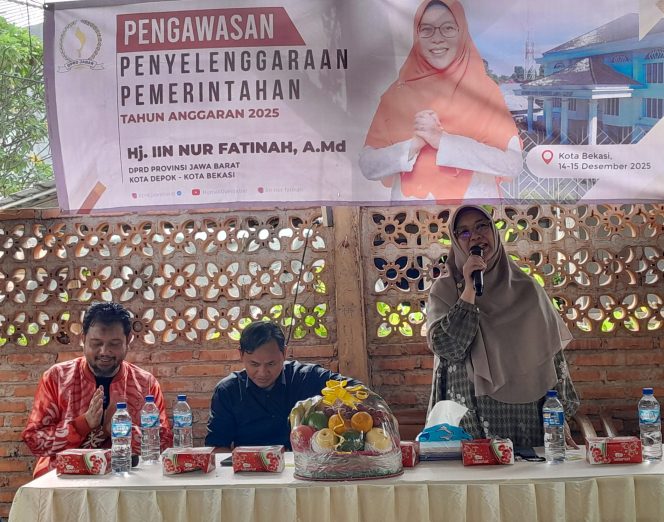 
					Serap Aspirasi Warga Jatirasa Bekasi, Hj. Iin Nur Fatinah Fokuskan Pengawasan pada Banjir dan Program Sosial