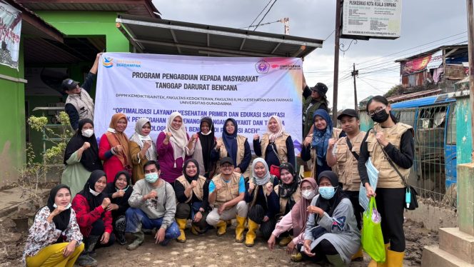 
					Optimalisasi Layanan Kesehatan Primer dan Edukasi Sanitasi: Universitas Gunadarma Bantu Pencegahan Penyakit dan Trauma Psikologis Korban Bencana Aceh Tamiang