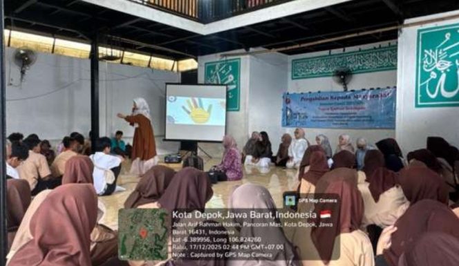 
					Antusias siswa dalam kegiatan penyuluhan Komunikasi Pemasaran