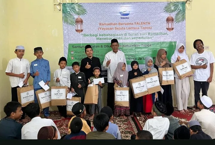 Menebar Senyum di Bulan Suci: Yayasan Talenta Santuni Puluhan Yatim dan Dhuafa di Tapos