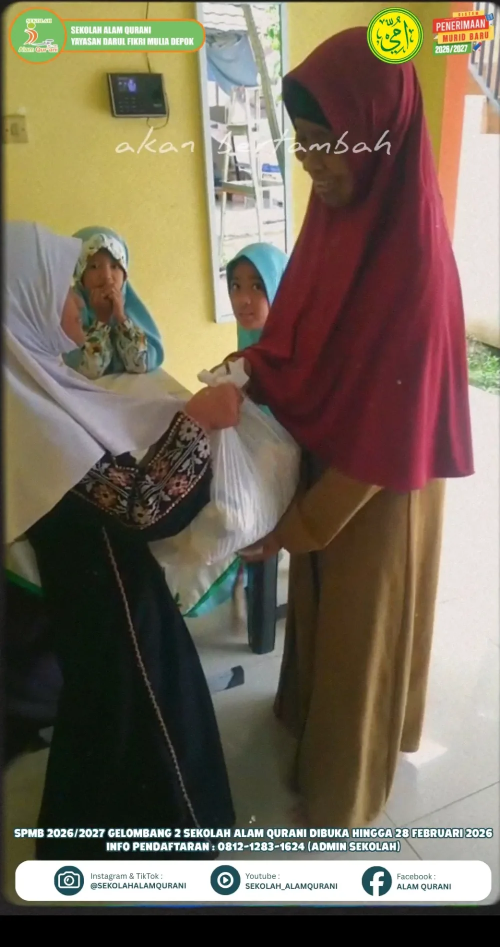 Siswa Sekolah Alam Qur’ani Tapos Gelar Ramadhan Berbagi, Kepedulian Kecil Hadirkan Kebaikan Besar