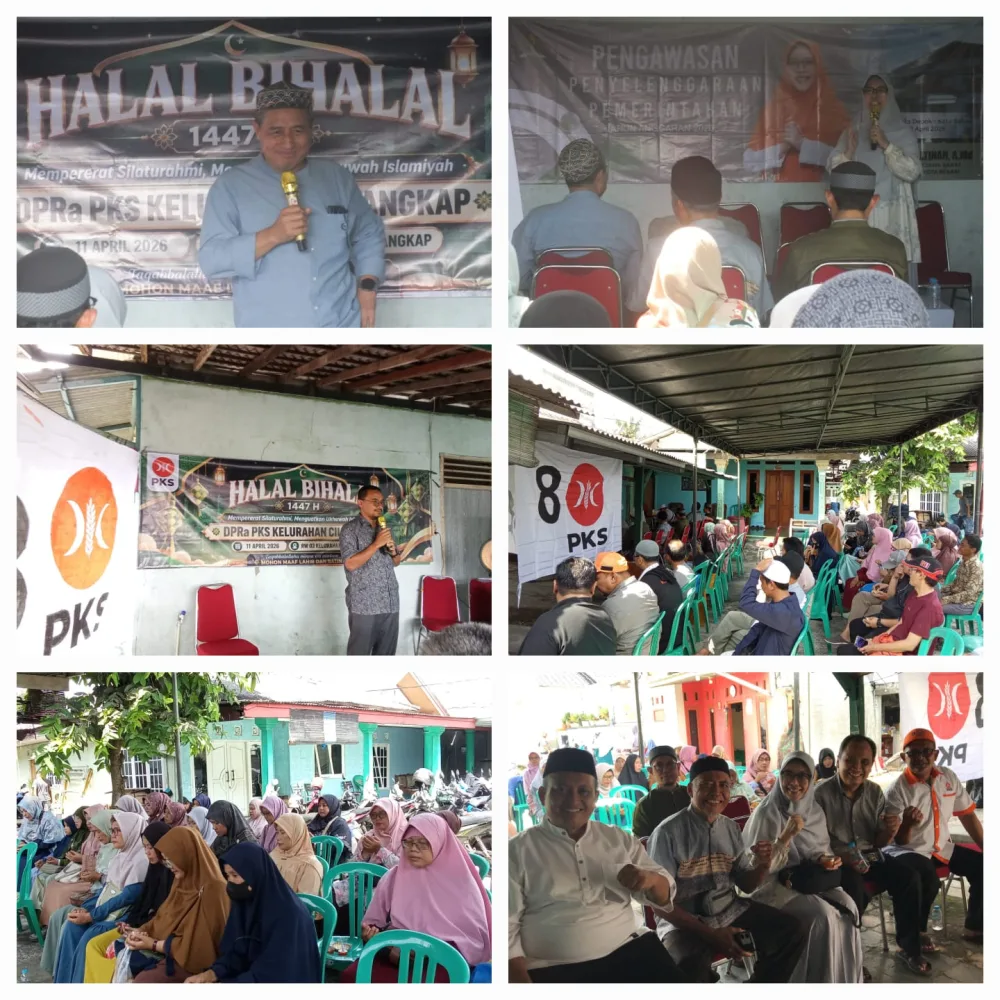 Halal Bihalal PKS Cilangkap, Puluhan Kader Hadir, Ukhuwah Makin Solid