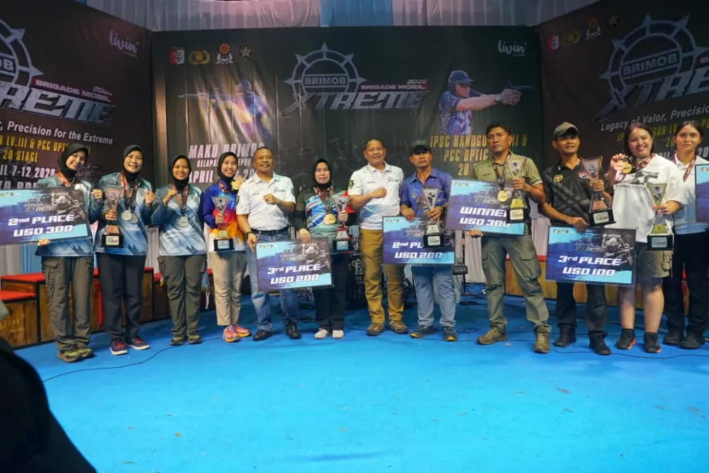 Brimob Xtreme 2026 Sukses Digelar, Penembak Indonesia Kuasai Sejumlah Kelas