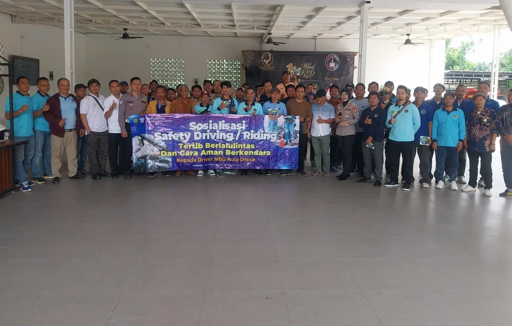 Tingkatkan Kompetensi, Puluhan Pengemudi MBG Depok Ikuti Pelatihan Safety Driving