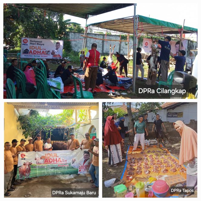 
					DPC PKS Kecamatan Tapos Gelar Pemotongan Hewan Kurban di Tiga Kelurahan