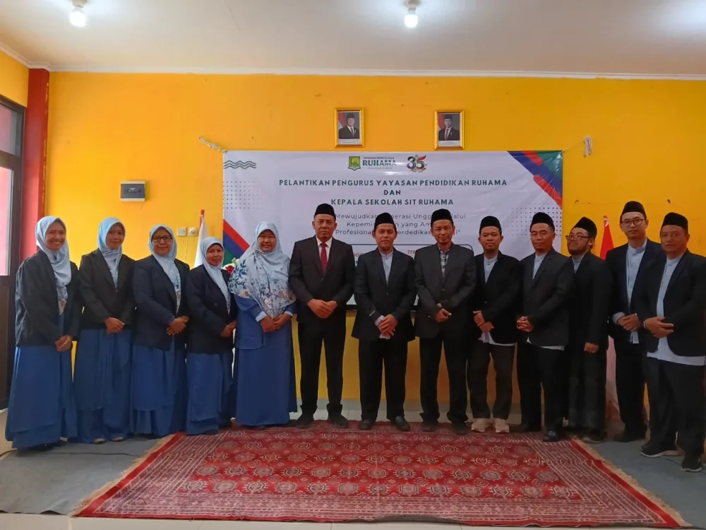 Pelantikan Pengurus Yayasan Pendidikan Ruhama dan Pimpinan Sekolah Tahun Ajaran 2026/2027