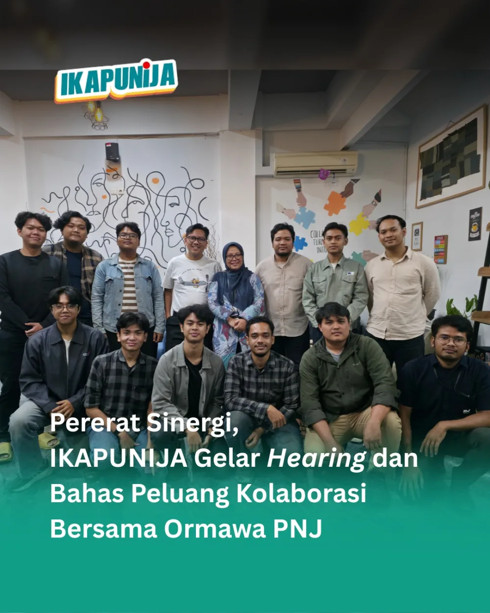 Pererat Sinergi, IKAPUNIJA Gelar Hearing dan Bahas Peluang Kolaborasi Bersama Ormawa PNJ