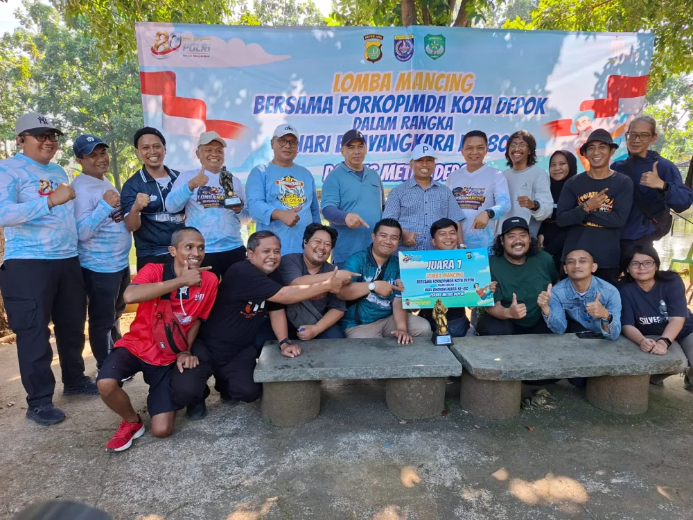 Adu Mancing Antar Forkopimda di Depok Warnai Hari Bhayangkara ke 80