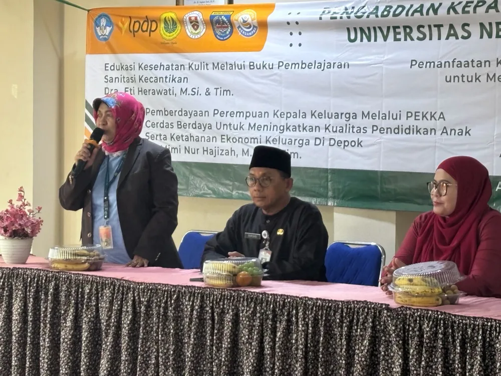 Dosen Teknik UNJ Gelar Pelatihan Kesehatan Kulit bagi Kader PKK Abadijaya Depok