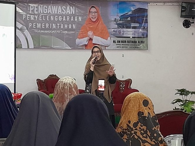 
					Hj. Iin Nur Fatinah Gelar Agenda Pengawasan Pemerintah Bersama Pengurus Organisasi Kecamatan Pancoran Mas