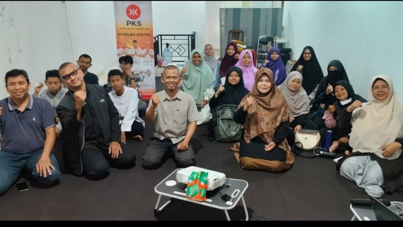 Sekolah Digital Batch III DPC PKS Pancoran Mas Sukses Digelar, Peserta Dibekali Materi Fotografi Smartphone