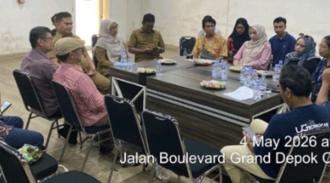 Foto. 1 Koordinasi Awal dengan Bu Lintang Kepala UPTD Tahura Alun-alun Kota Depok
