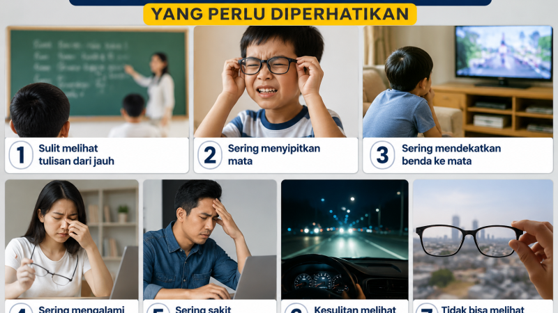Tanda-Tanda Mata Minus yang Perlu Diperhatikan
