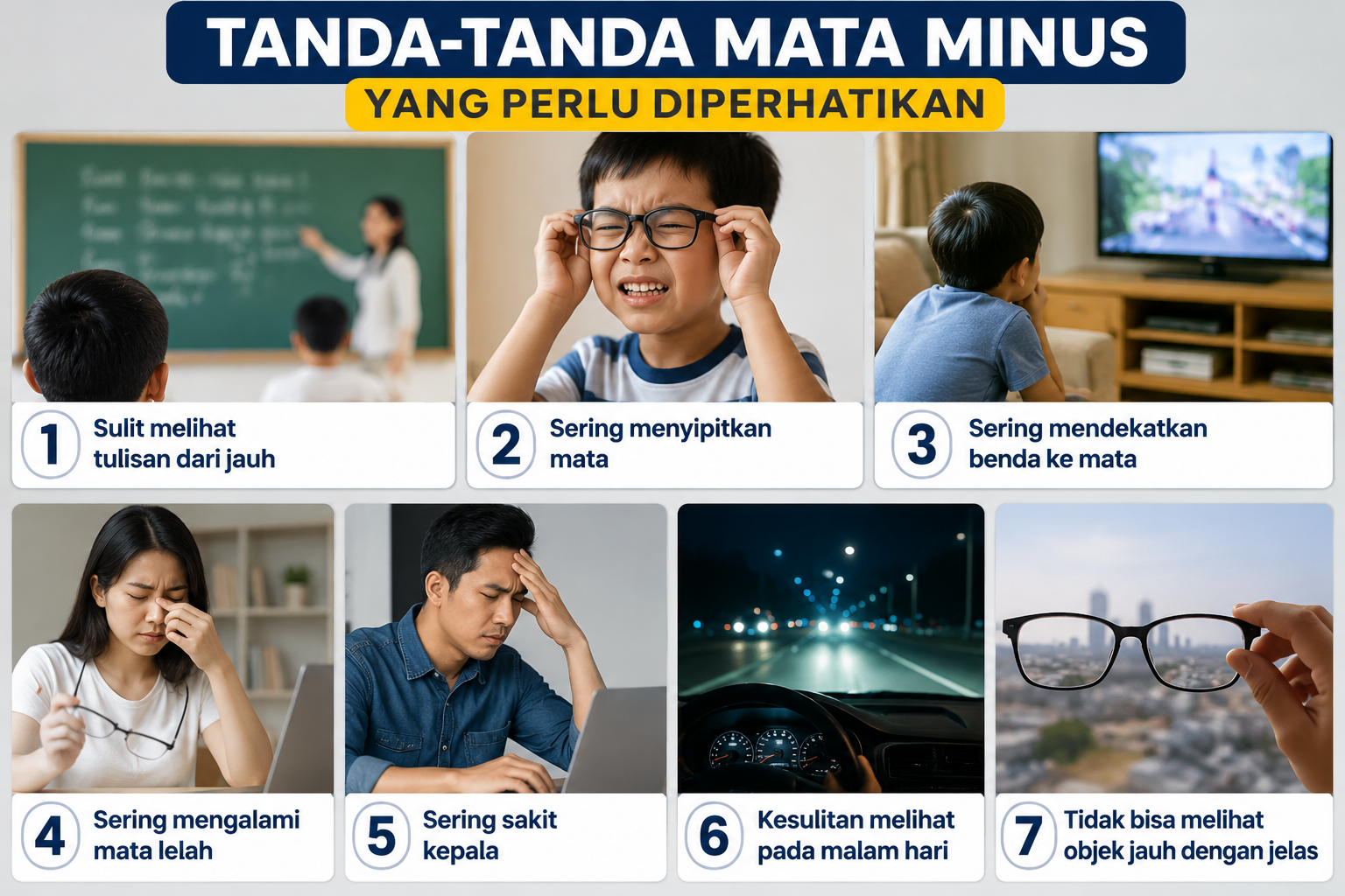 Tanda-Tanda Mata Minus yang Perlu Diperhatikan