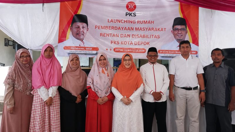 Hj. Iin Nur Fatinah Hadiri Launching Rumah Pemberdayaan Masyarakat Rentan dan Disabilitas PKS Depok