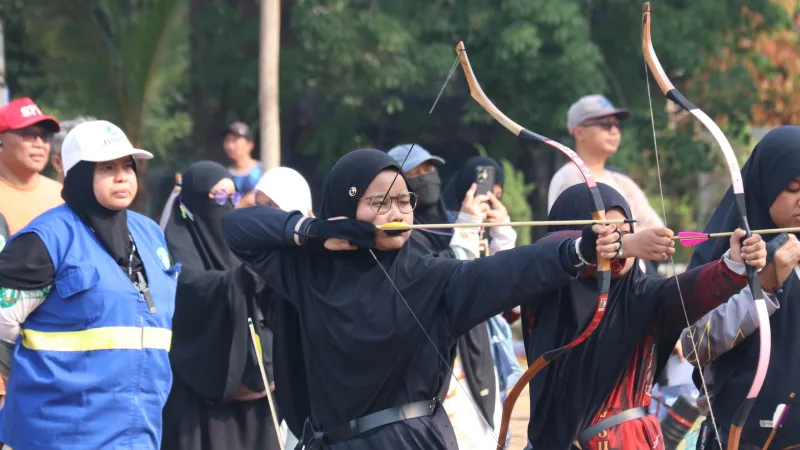100 Lebih Pelajar Depok Ikuti Kejuaraan Memanah FESPATI Depok