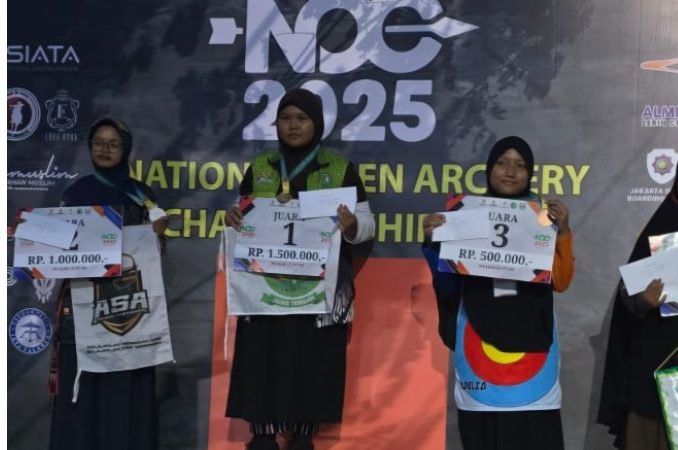 Pelajar Putri dari Depok Juara 3 National Open Archery Championship 2025